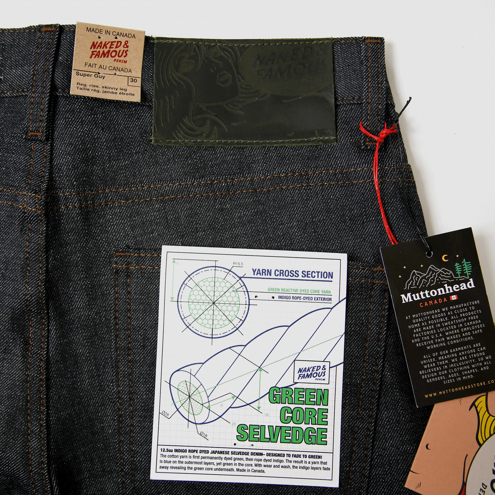 Super Guy - Green Core Selvedge