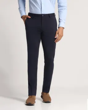 TechPro Slim Fit B-91 Formal Navy Solid Trouser - Explorer