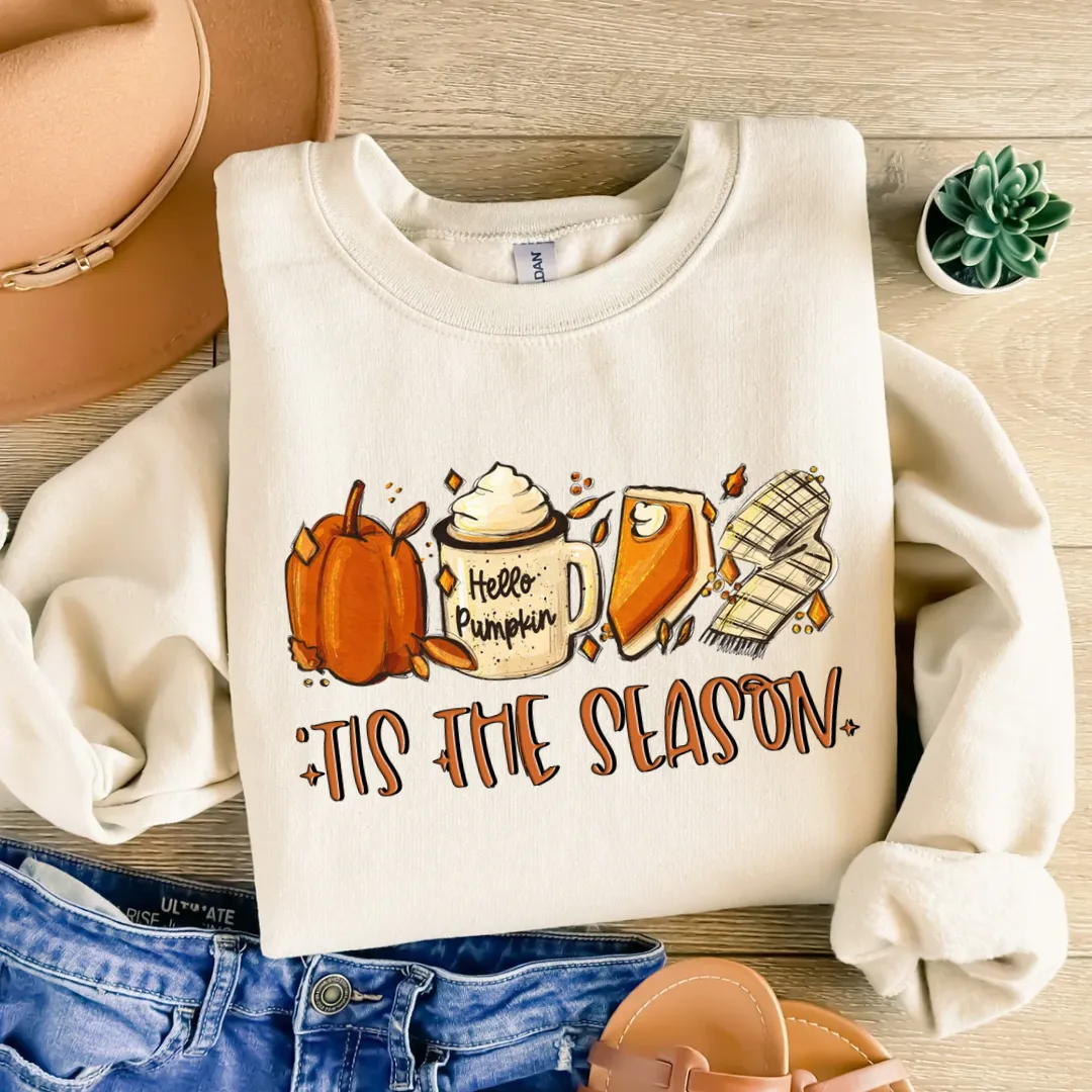 Tis the Season Fall Crewneck Sweatshirt